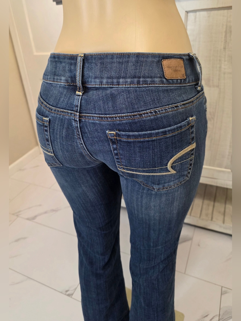 American Eagle Outfitters Dark Blue Flared Jeans
